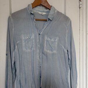 Light Blue Button-Up Shirt